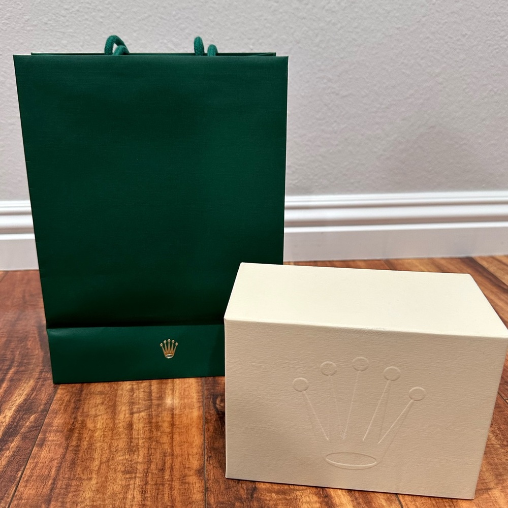 Rolex Shopping bag & Rolex outter small white box